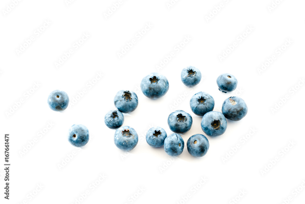 Blueberries isolated on white background Blueberries isolated on white background