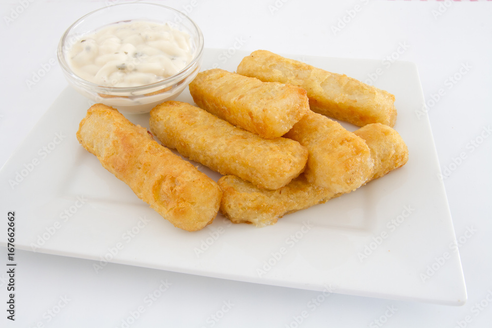 bâtonnets de poisson pané bâtonnets de poisson pané