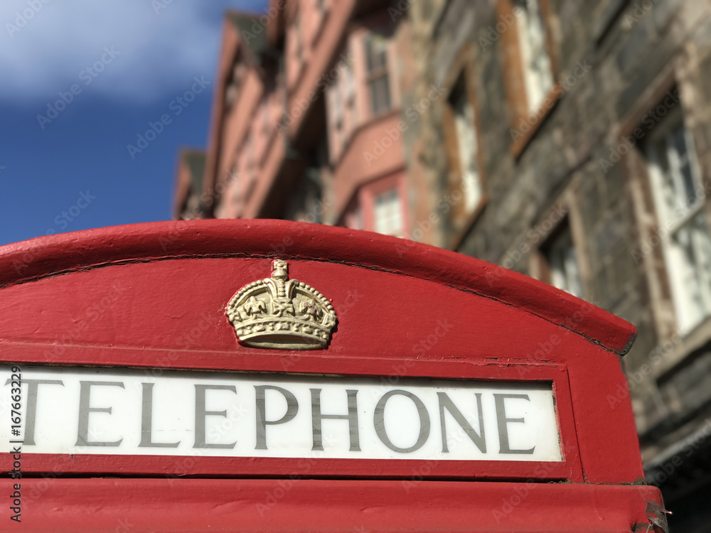 Telephone cell in Edinburgh Telephone cell in Edinburgh