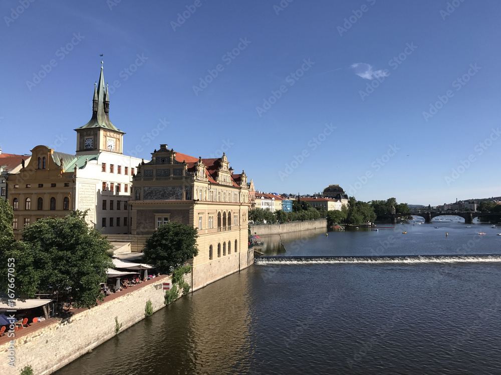 Obraz premium Muzeum Bedřicha Smetany and Staroměstská vodárna