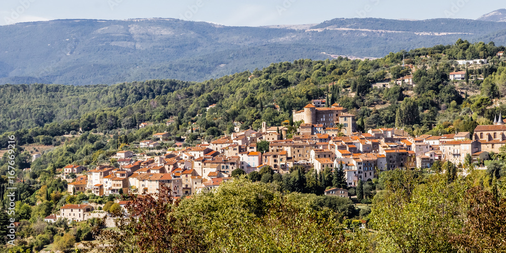 Typical village of the provencal hinterland