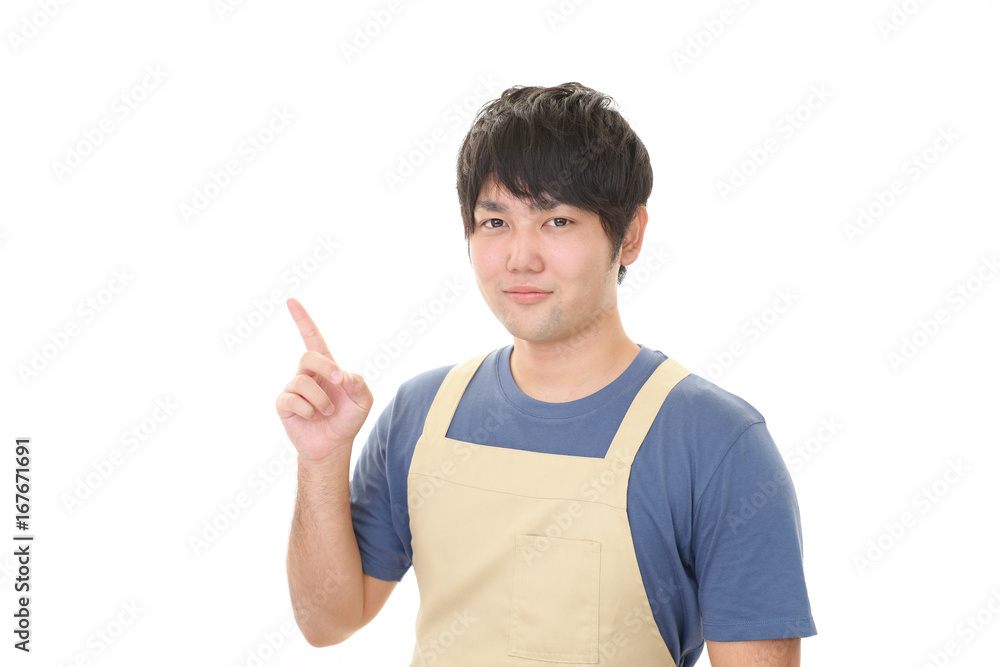 指示するウェイター 指示するウェイター