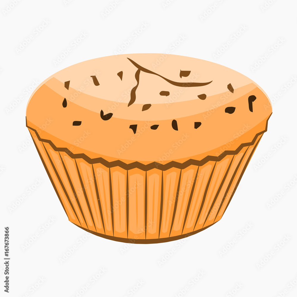 Cupcake cartoon Icon. Cupcake cartoon Icon.