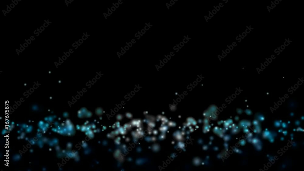 Abstrakte Partikel Animation auf schwarzem Hintergrund Abstrakte Partikel Animation auf schwarzem Hintergrund