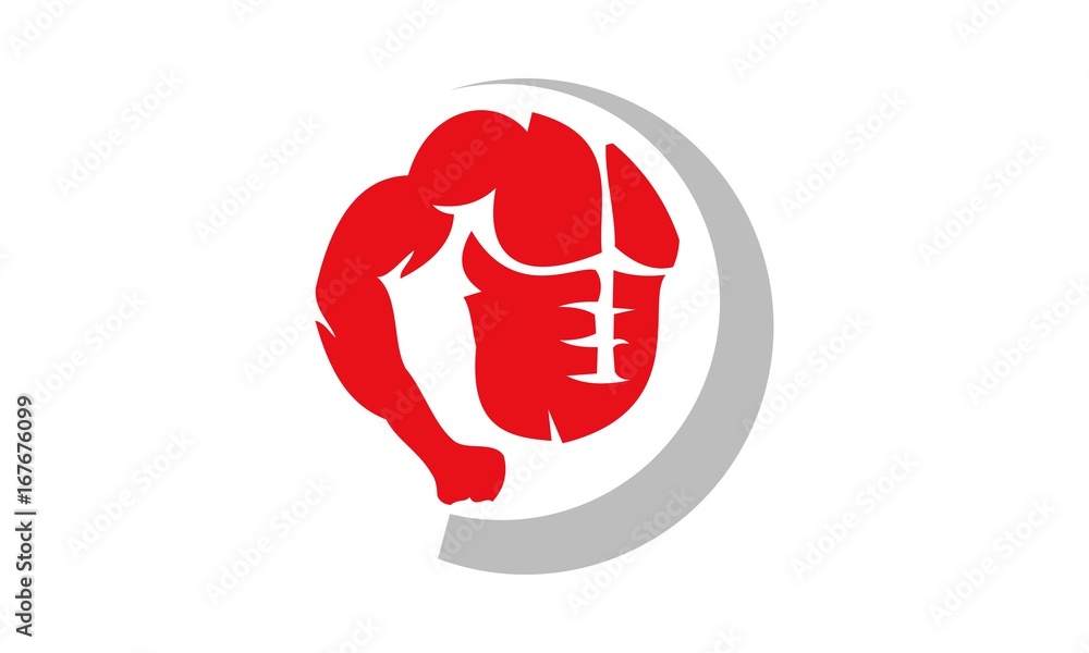 Physical Fitness, Sport Gym Logo
Physical Fitness, Sport Gym Logo