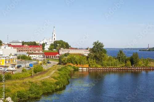 Вид на город Кинешма. Ивановская область