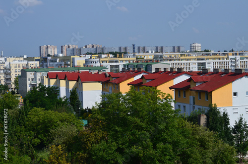 Widok Osiedla Tysiąclecia w Poznaniu/View of the Millenium Settlement in Poznan, Greater Poland, Poland