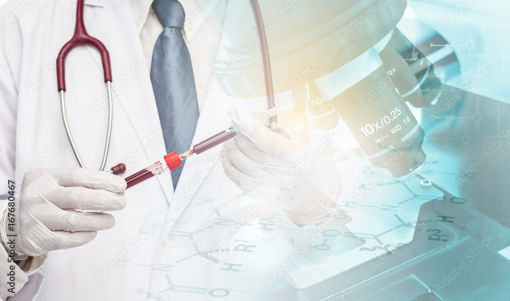 scientist in clinical laboratory. scientist in clinical laboratory.