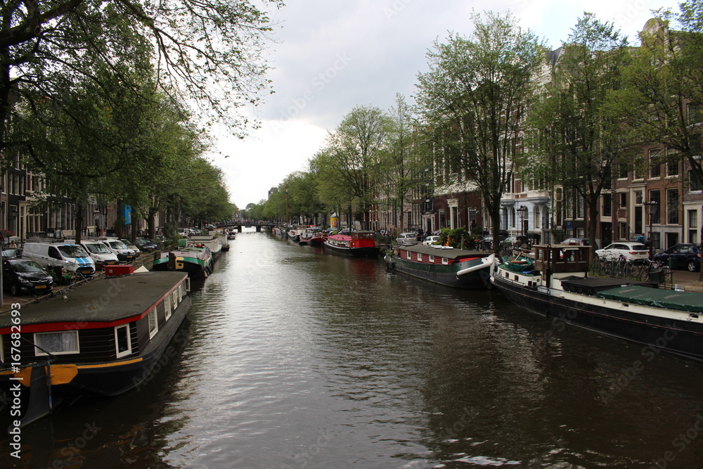 Die Brouwersgracht in Amsterdam.