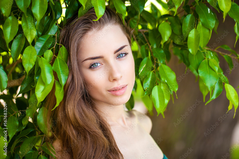 Portrait of beautiful young woman Portrait of beautiful young woman