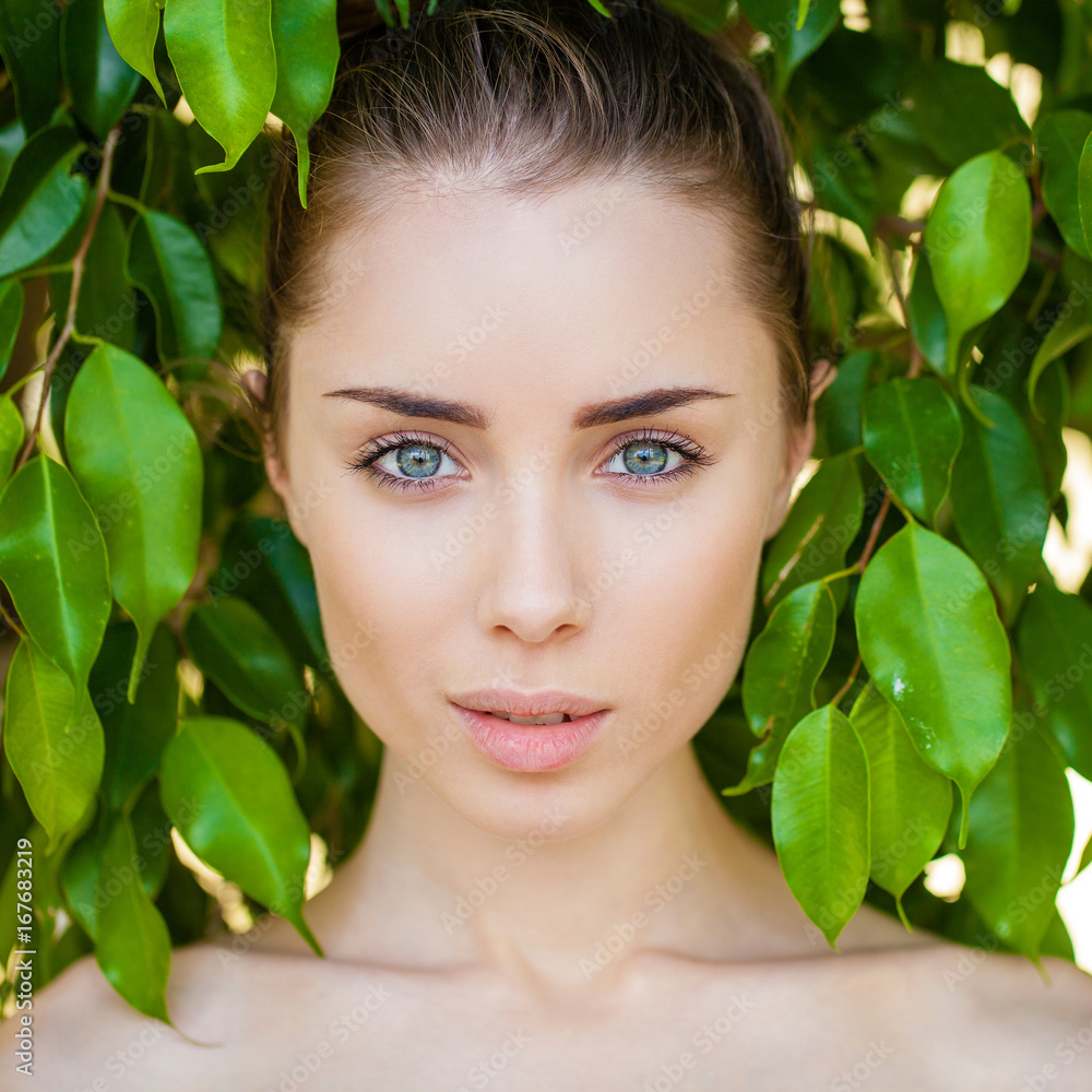 Portrait of beautiful young woman