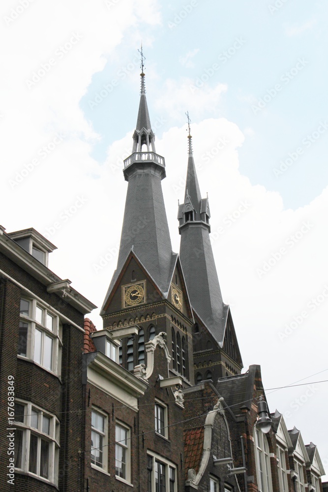 Obraz premium Die Posthoornkerk in Amsterdam.