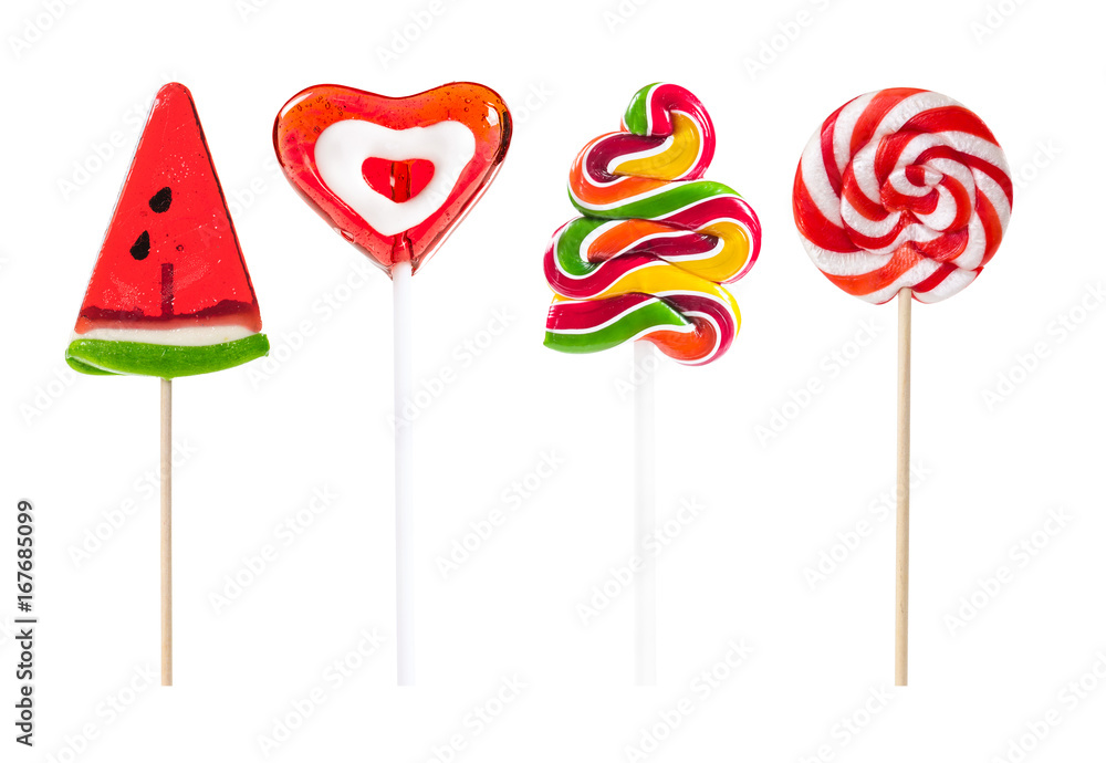 Set of colorful lollipops Set of colorful lollipops