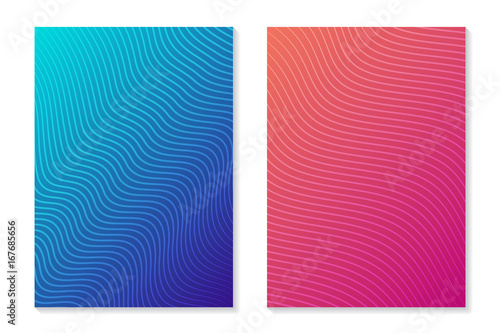 Abstract pattern blue and p...