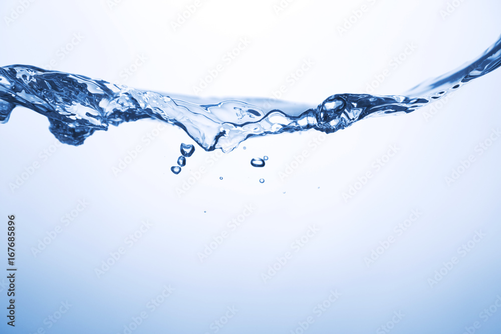 water surface on white background water surface on white background
