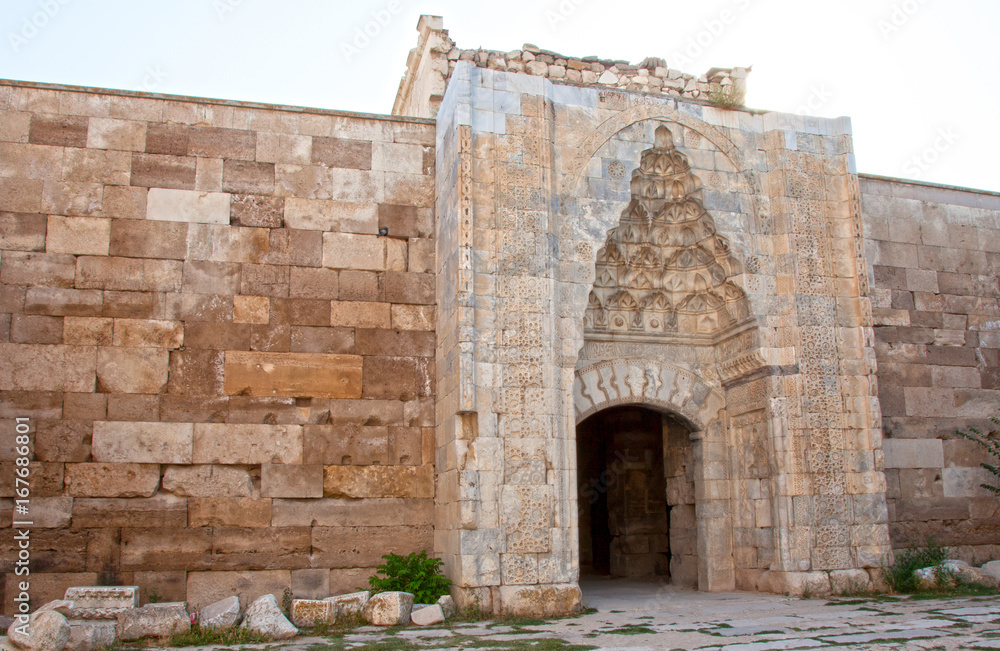 Naklejka premium sultanhanı ancient building