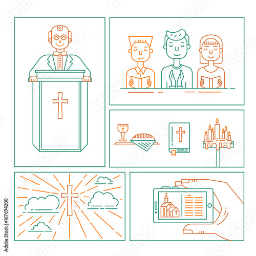 Christianity line set