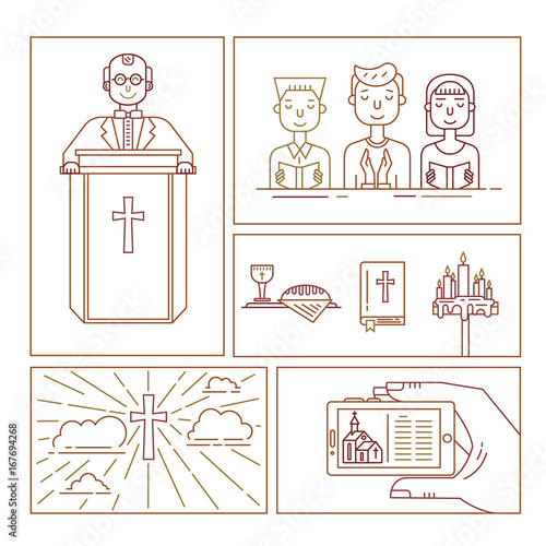 Christianity line set