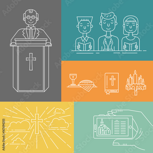 Christianity line set