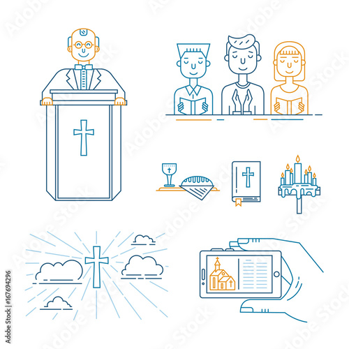 Christianity line set