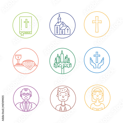 Christianity line set