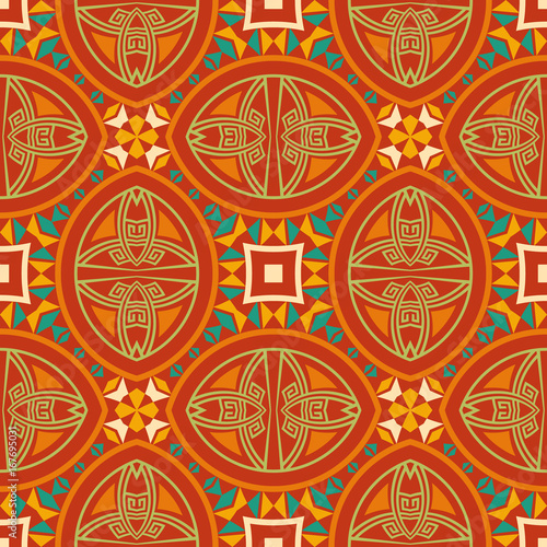 ethnic seamless pattern. © marymo_art