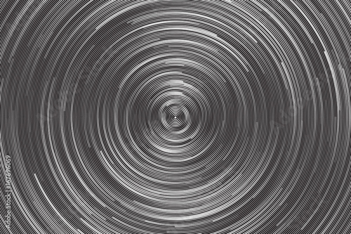 Hypnotic Spiral Vector Abstract Background. Radial Structure Art Illustration