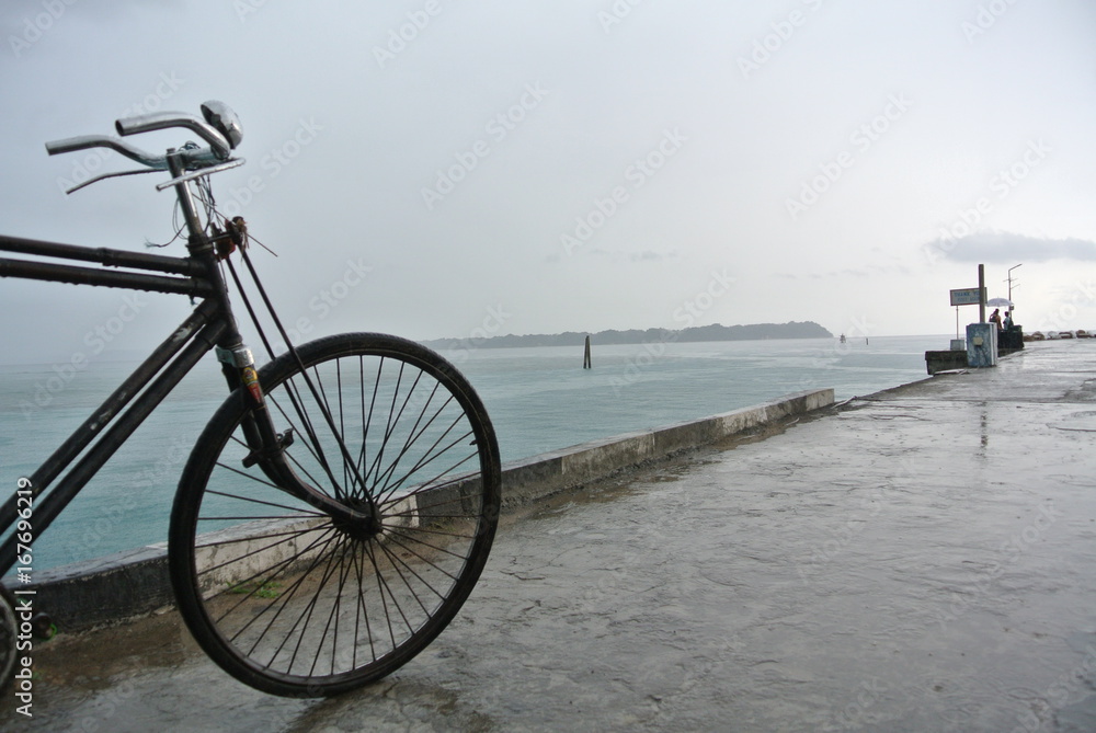 bicycle on andaman islands