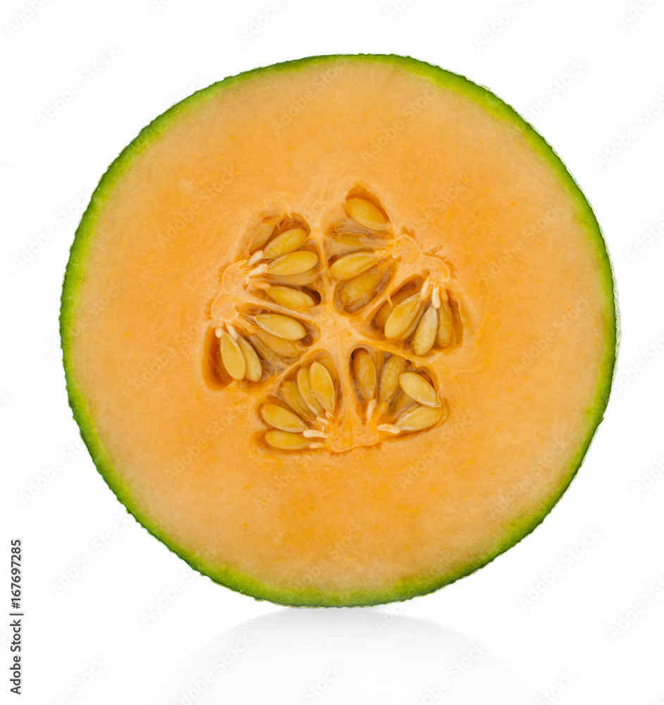 melon isolated on white melon isolated on white