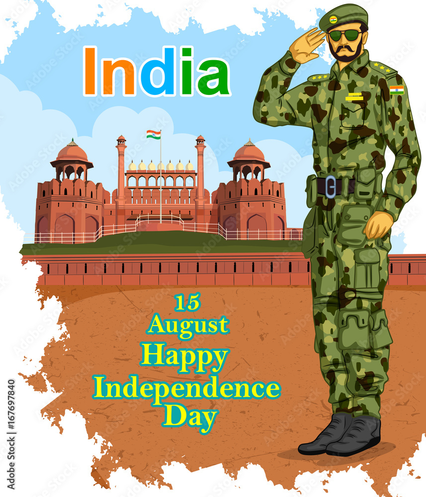 Premium Photo | Watercolor art of Indian soldier celebrating Indian Independence  Day and Indian Republic Day