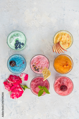 Different smoothie set