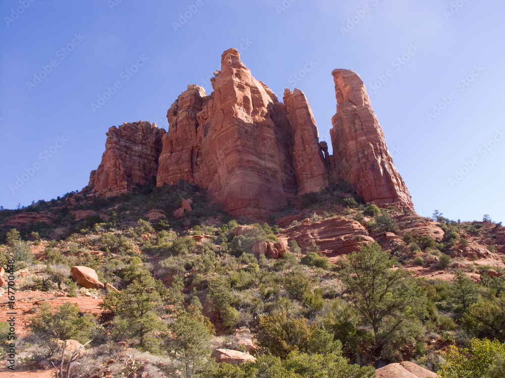Fototapeta premium Red rock formations, northern Arizona