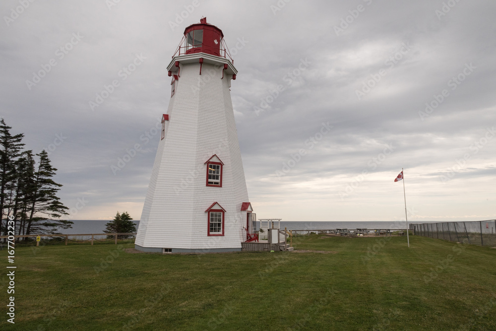 PEI’s oldest wooden lighthouse of Panmure Island