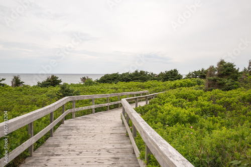 The boardwalk to the beach at Robinsons Island on PEI © Chris