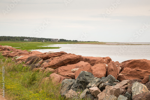 The beach at Robinsons Island on PEI photo