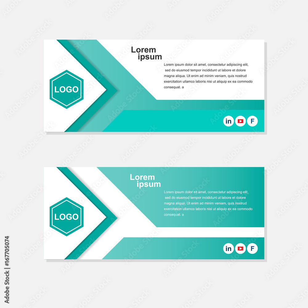Abstract corporate banner background. advertising banner template. vector illustration.
