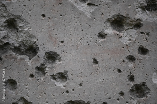 Einschusslöcher 2. Weltkrieg