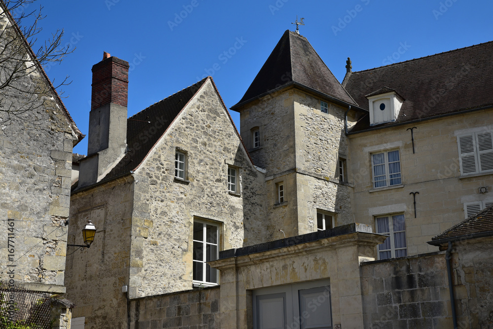 Maisons médiévales à Senlis, France