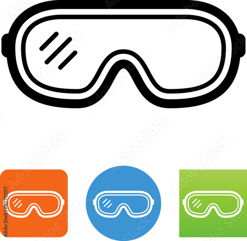 Safety Goggles Icon - Illustration