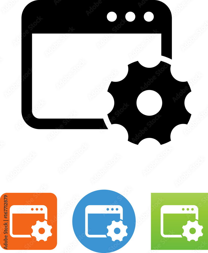 Site Optimization Icon - Illustration Site Optimization Icon - Illustration
