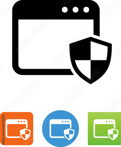 Site Security Icon - Illustration