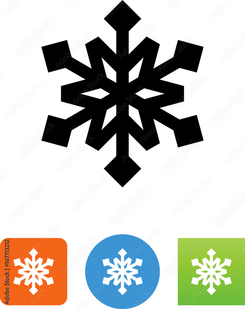 Snowflake Icon - Illustration
