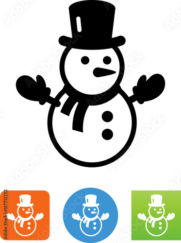 Snowman Icon - Illustration