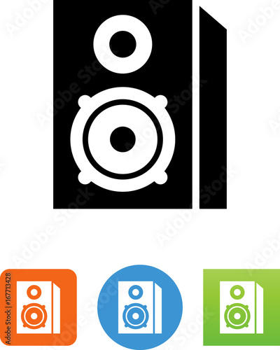 Speaker Box Icon - Illustration