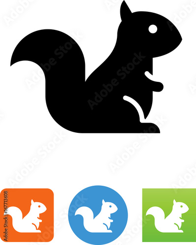 Squirrel Icon  - Illustration