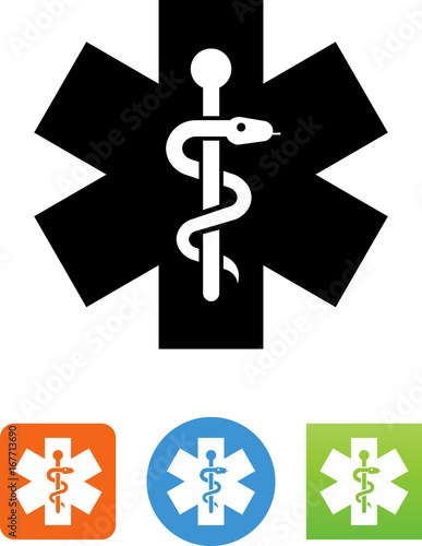 Star Of Life Icon - Illustration