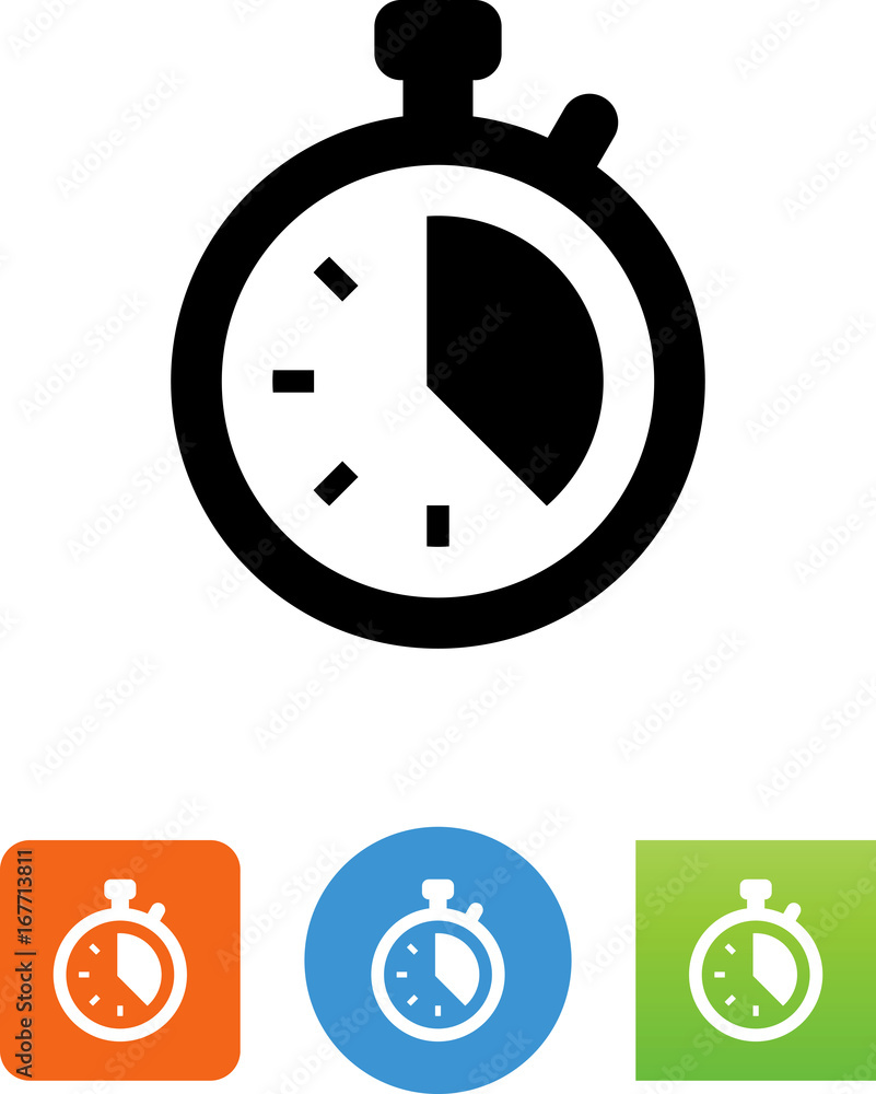 Stopwatch Icon - Illustration Stopwatch Icon - Illustration