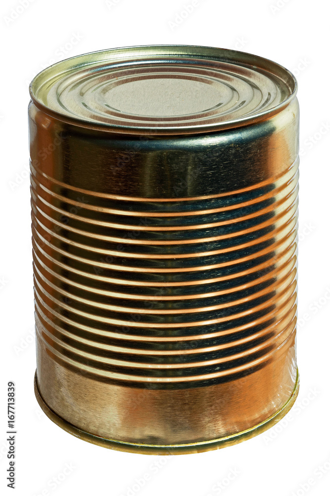 Can of canned food isolated on white background Can of canned food isolated on white background