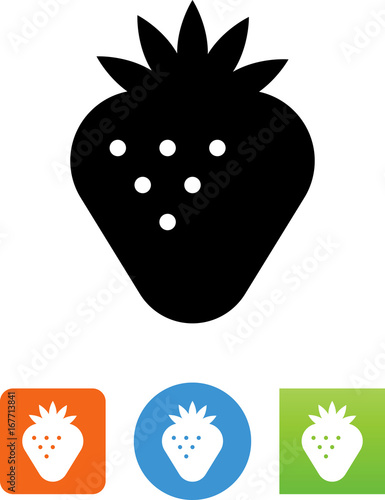 Strawberry Icon - Illustration
