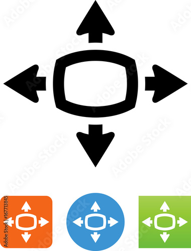 Stretch Arrow Icon - Illustration